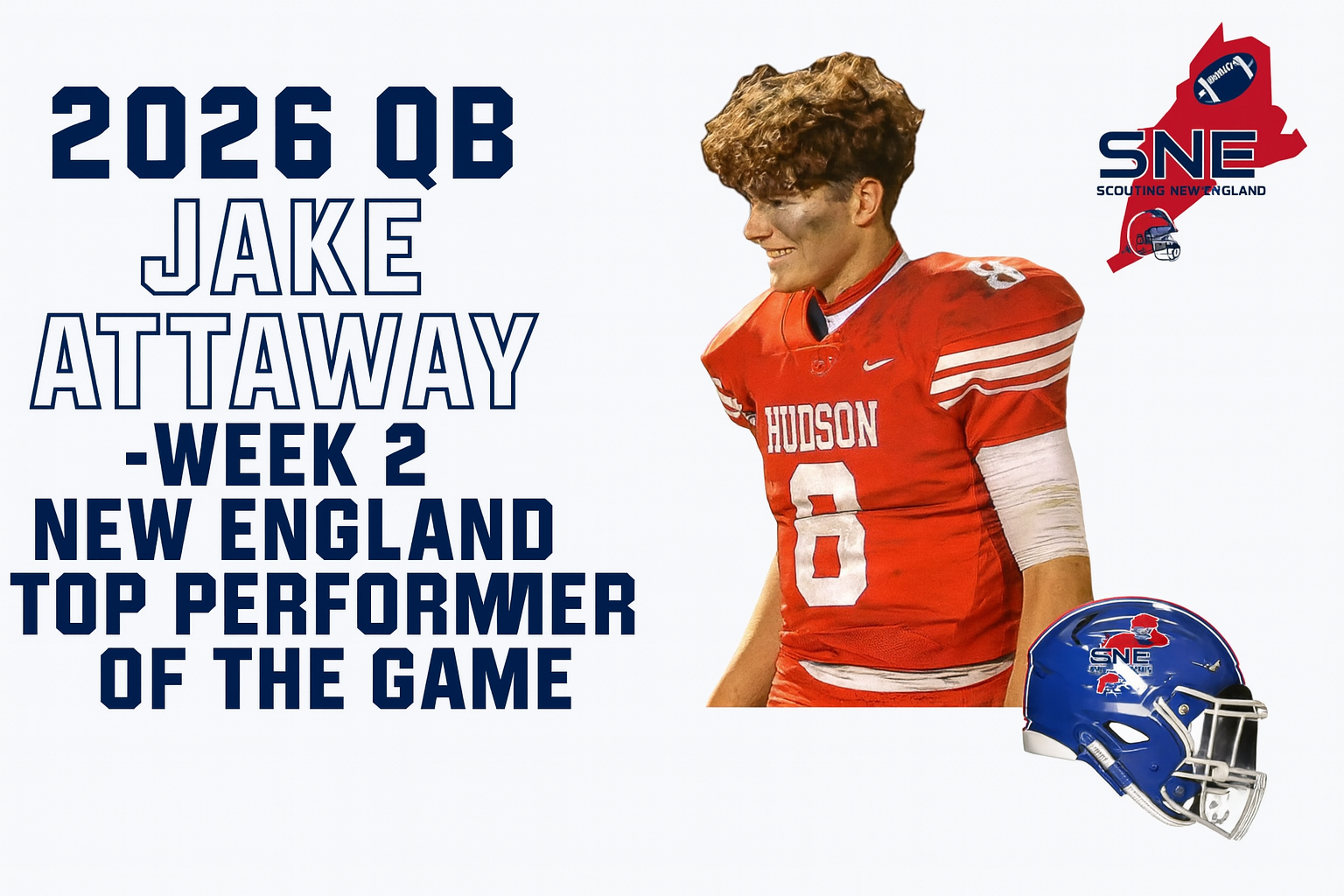 Jake Attaway named New England Week 2 top QB performer for 2026.