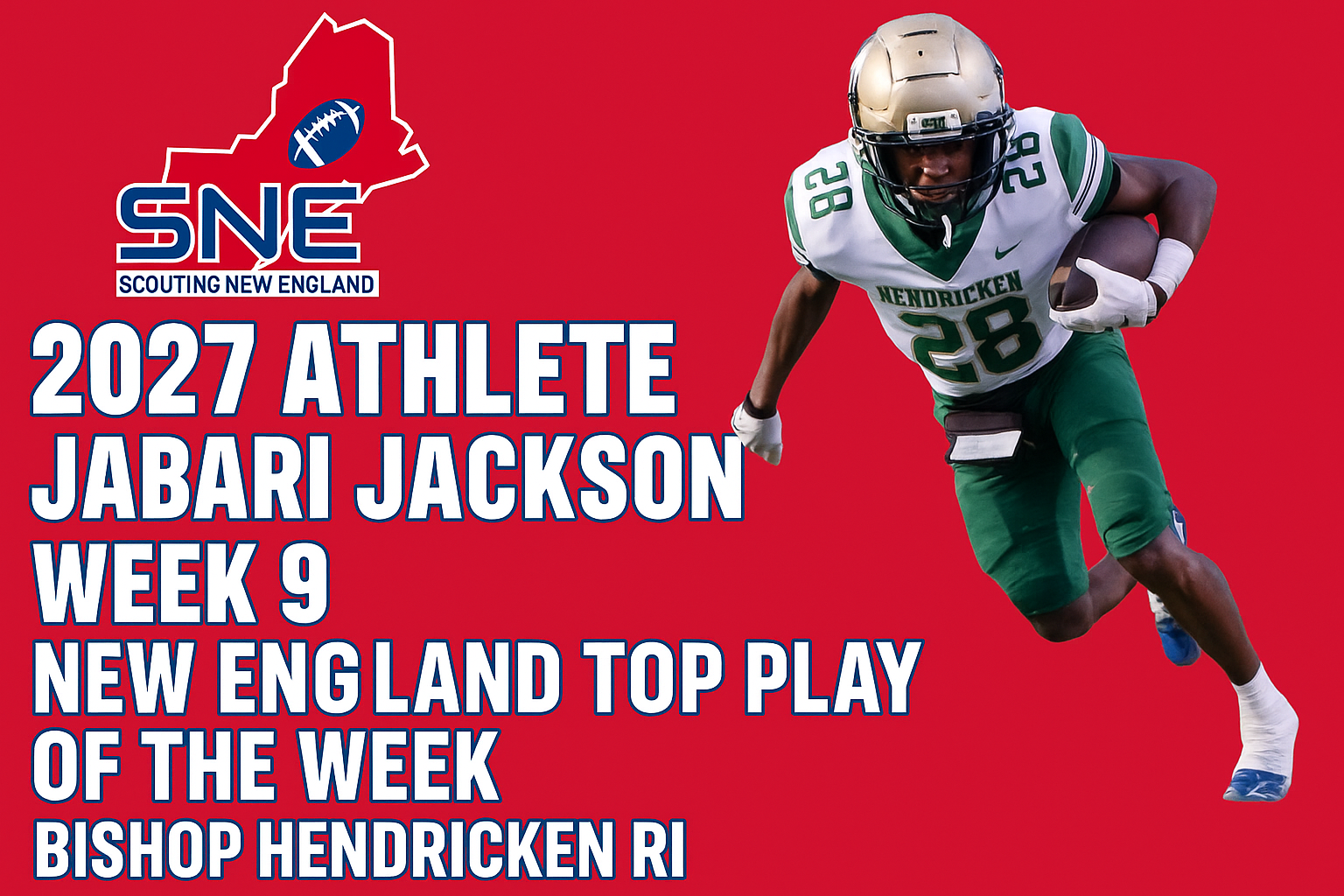 Jabari Jackson named New England Top Play of the Week for 2027.