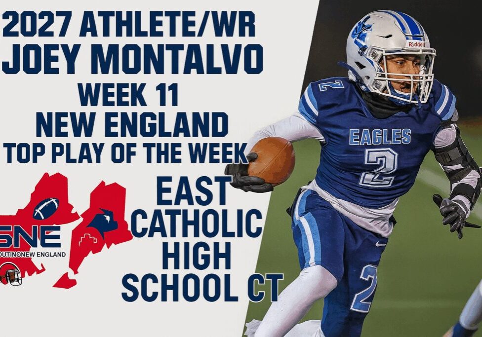 Quarterback Montalvo named Week 11 Player of the Week by New England.