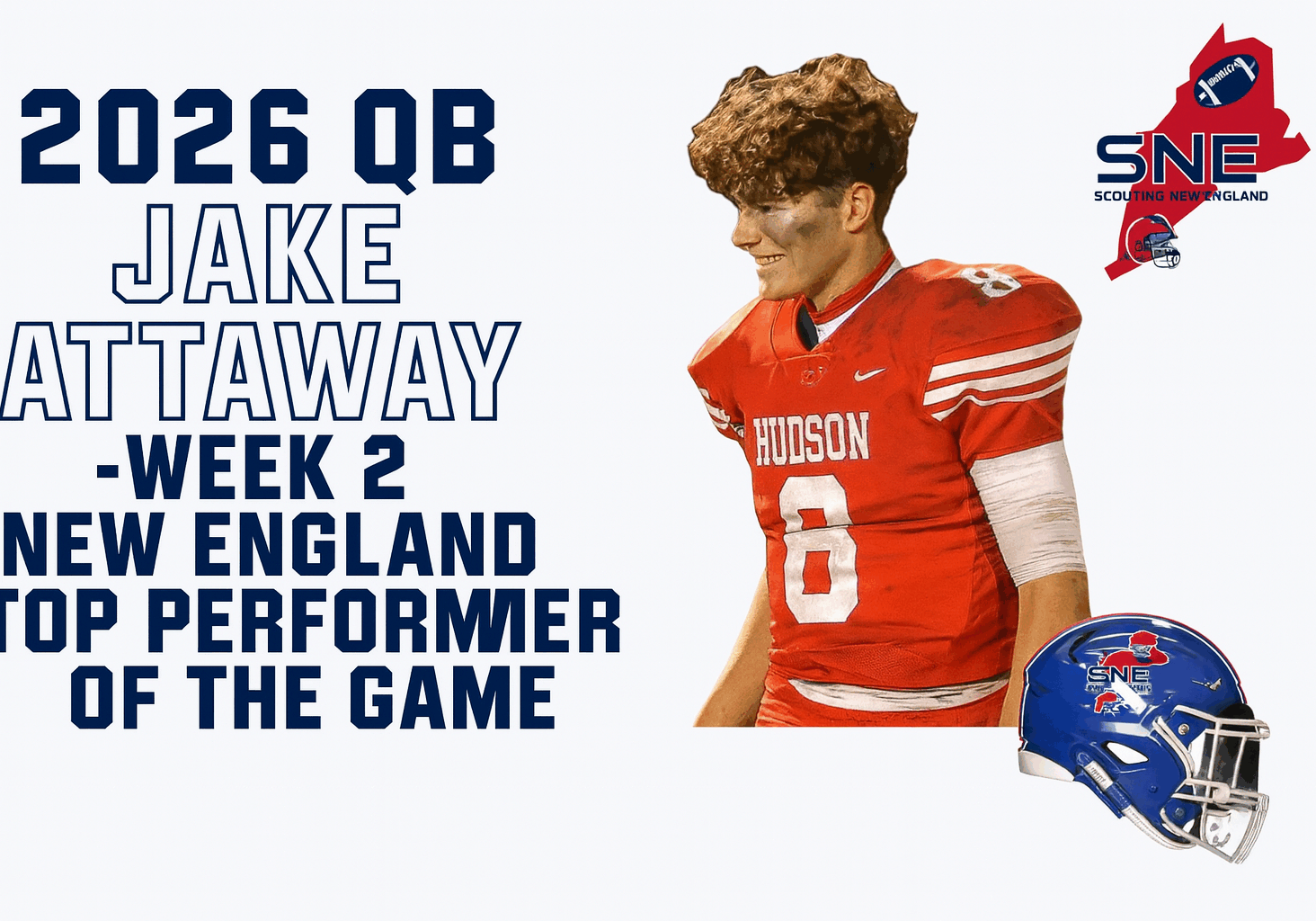 Jake Attaway named New England Week 2 top QB performer for 2026.