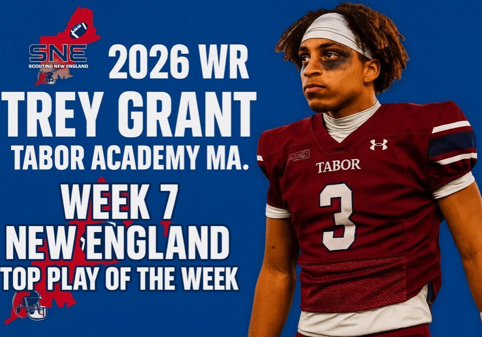 2026 WR Jay Grant named Player of the Week in New England for Week 7.